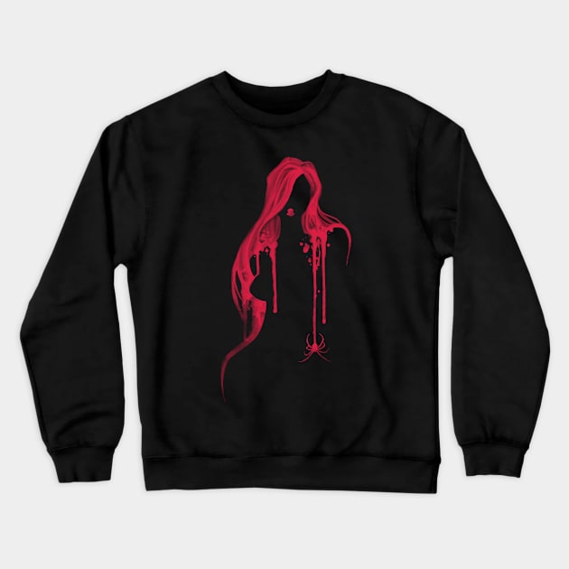 Spider's Kiss Crewneck Sweatshirt by Waynem